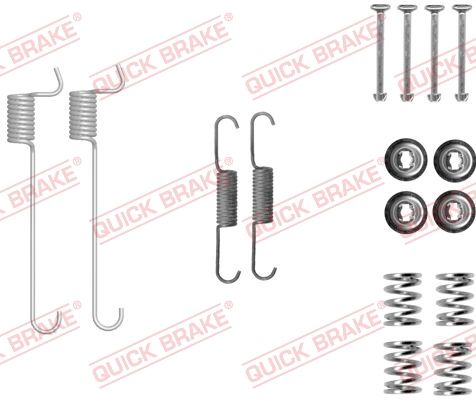 QUICK BRAKE Lisakomplekt, seisupiduriklotsid 105-0848